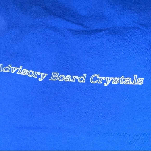 Advisory Board Crystals ABC Graphic Logo Blue T-Shirt Size Large - Picture 3 of 6